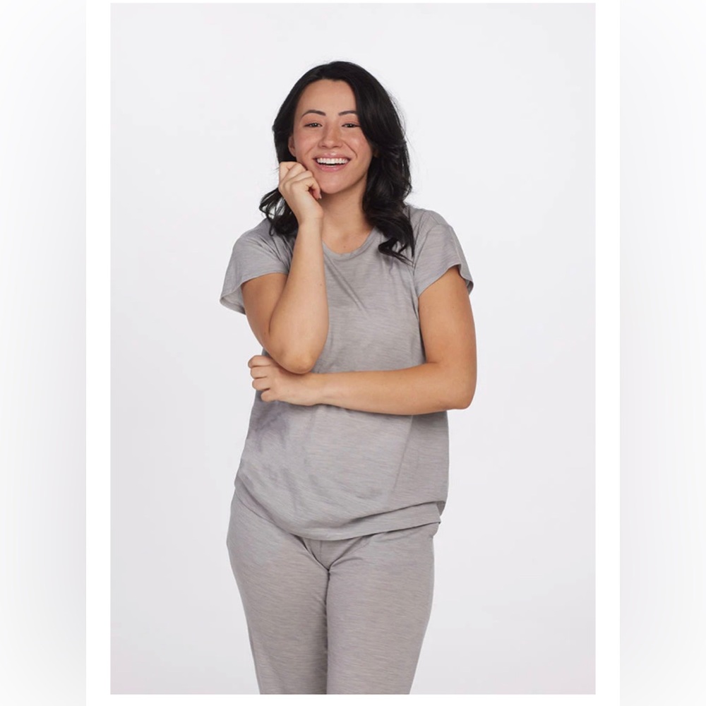Woolx NWT Loungewear/pajama set size medium in cloud grey